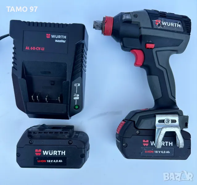 Wurth ASS 18-A EC Combi - Безчетков гайковерт 2x18V 4.0Ah, снимка 1