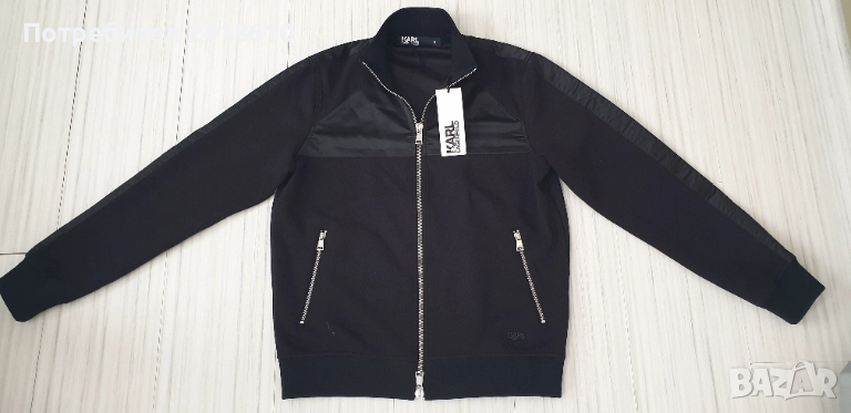 Karl Lagerfeld Sweat Jacket Full Zip Mens Size S НОВО! ОРИГИНАЛ! Мъжко Яке  Горнище!, снимка 1
