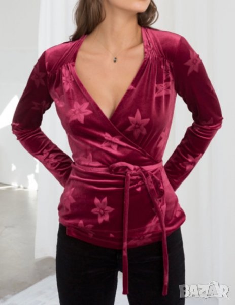 &other Stories нова блуза плюш с етикет, снимка 1