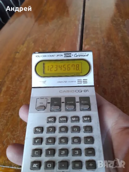 Стар калкулатор Casio CQ-81, снимка 1