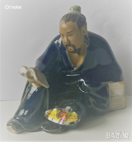 Китайска порцеланова фигурка мъдрец, снимка 1