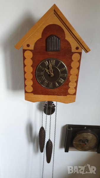 Маяк стенен часовник с кукувица кукувичка 80те, снимка 1