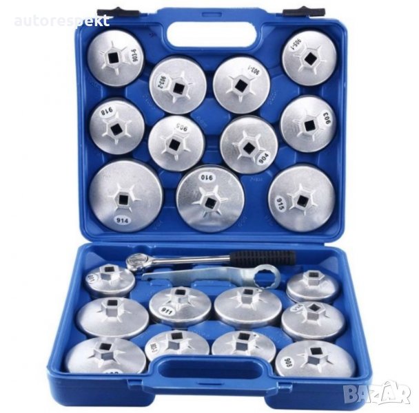 Комплект за маслени филтри , капачки за маслени Филтри 23 части, снимка 1