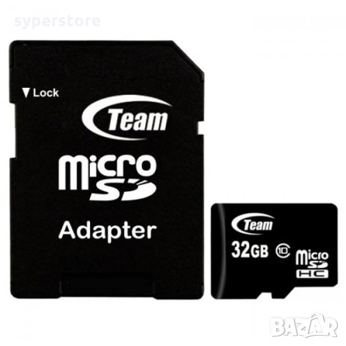 ФЛАШ КАРТА SD MICRO 32 GB "TeamGroup" клас 10 Secure Digital CL10, снимка 1