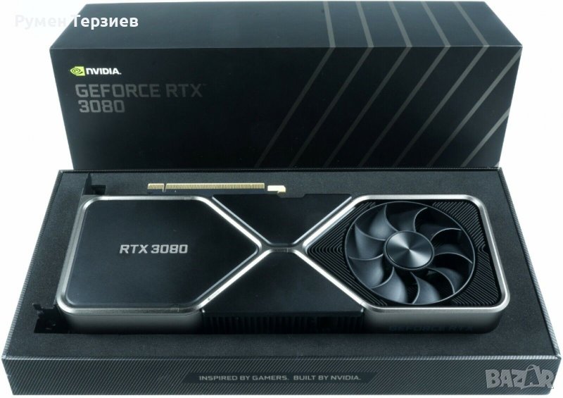 NVIDIA GeForce RTX 3080 Founders Edition 10GB GDDR6X FE, снимка 1