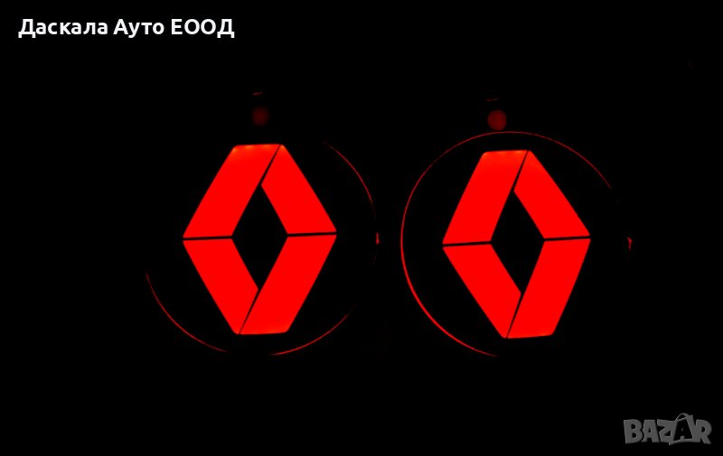LED ЛЕД Габарити за огледало на RENAULT РЕНО , ОБЕЦИ ,Бяло-Червено 24V, снимка 1