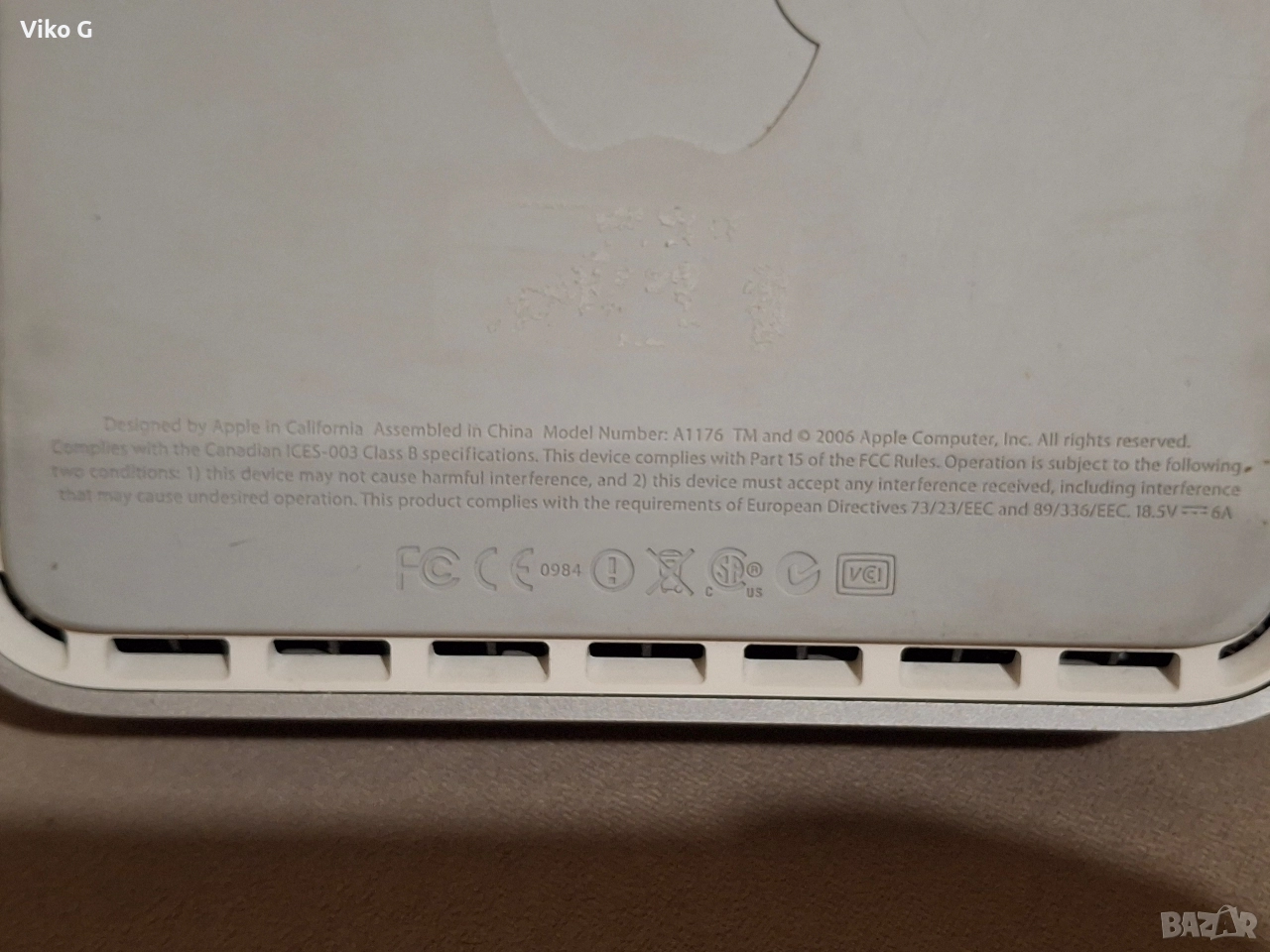 Apple Mac mini, model number A1176, снимка 1