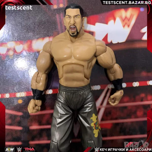 Екшън фигура WWE Дайвари Shawn Daivari Deluxe Aggression action figure играчка, снимка 1