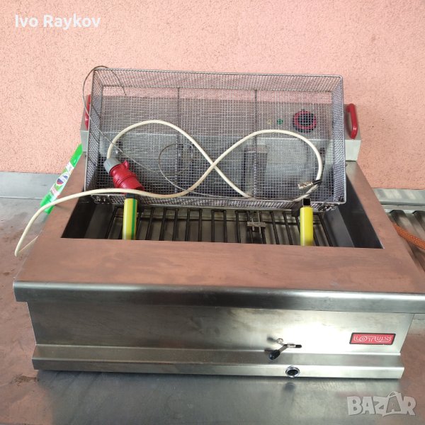 Lotus FPE-25, Електрически 24 литров фритюрник, професионален, снимка 1