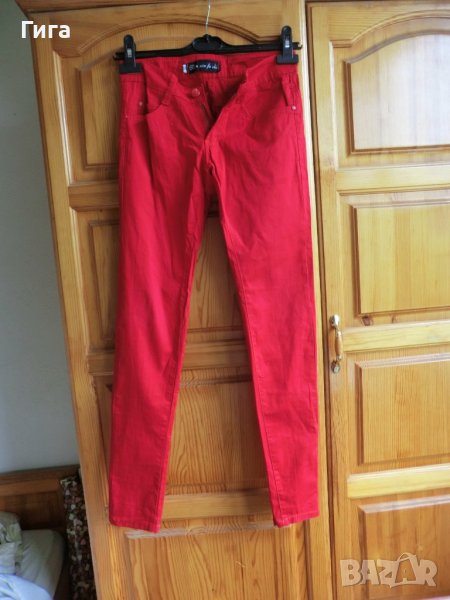 Червен летен панталон, снимка 1