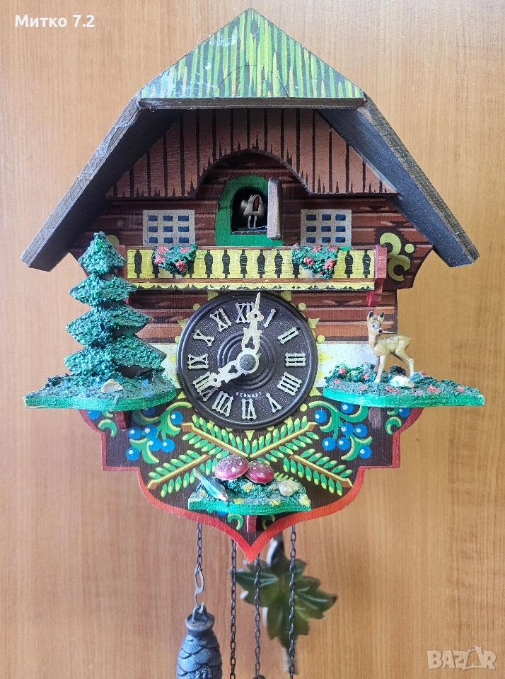 Стар немски часовник кукувица, снимка 1