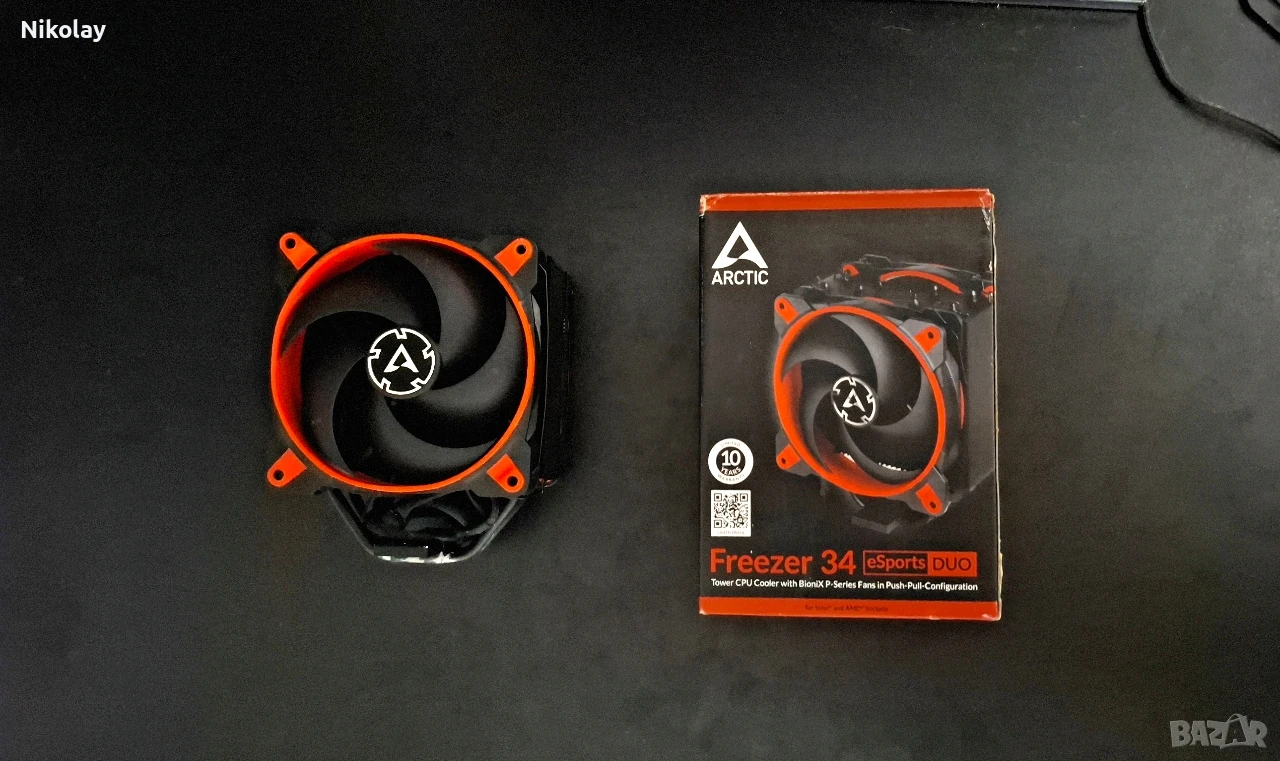 Arctic Freezer 34 eSports DUO Black/Red, снимка 1