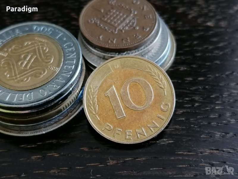 Монета - Германия - 10 пфенига | 1991г.; серия D, снимка 1