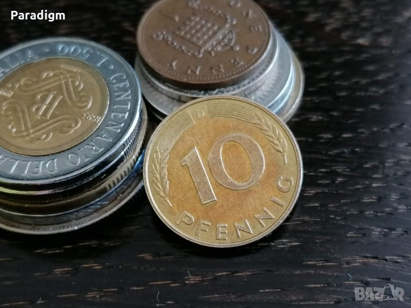 Монета - Германия - 10 пфенига | 1991г.; серия D, снимка 1