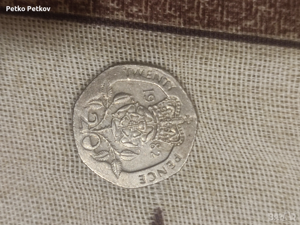 Twenty Pence от 1982 година., снимка 1