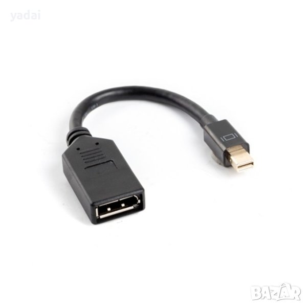 61.Преходник Мини дисплей портMini DisplayPort(м) към Дисплей порт DisplayPort (Full-Size) (ж), снимка 1