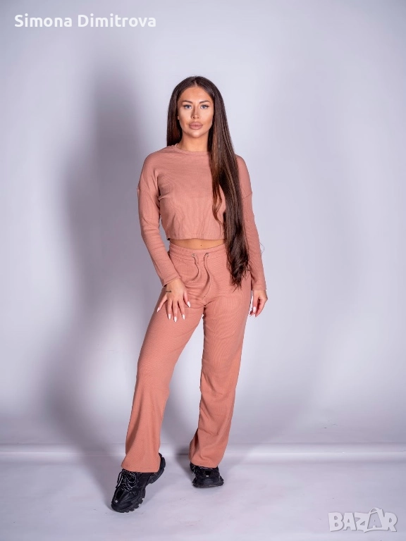 Спортно елегантен комплект- пудра-Bianca, снимка 1