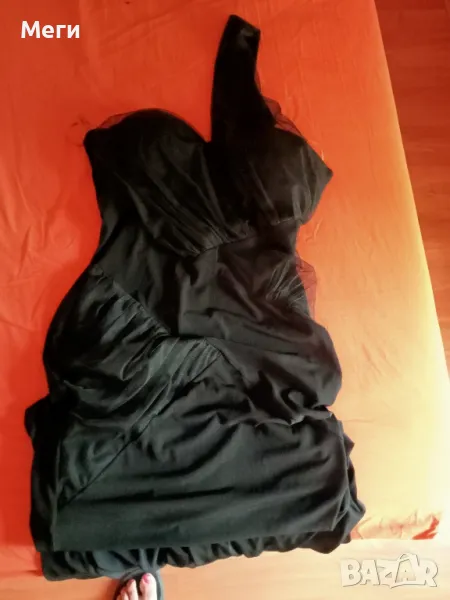 черна дамска рокля за случай ,размер с-м, снимка 1