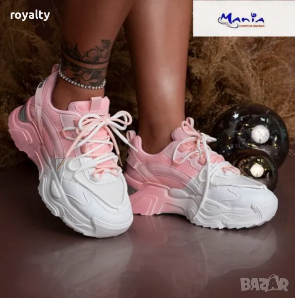 Дамски двуцветни маратонки, снимка 1