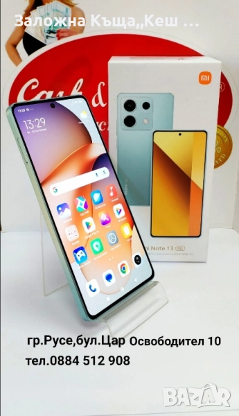 Redmi Note 13 5G 256 GB.Добро състояние.Цена 220 лв., снимка 1