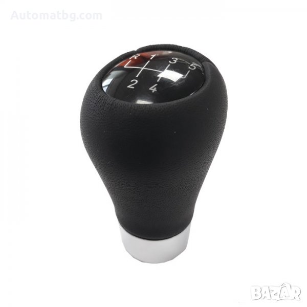 Топка за скоростен лост Automat, Еко кожа, 5 скорорсти, За BMW, Black, снимка 1