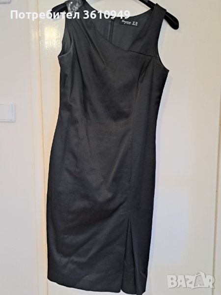 Елегантна черна рокля за повод, снимка 1
