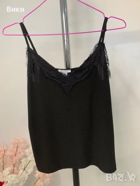 Потник с дантела размер S, подходящ и за М, снимка 1