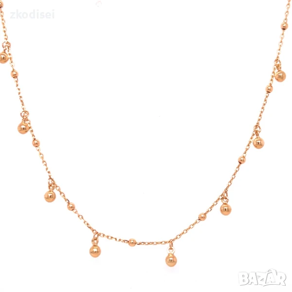 Златнo колие 2,37гр. 44,0см. 14кр. проба:585 модел:32099-5, снимка 1