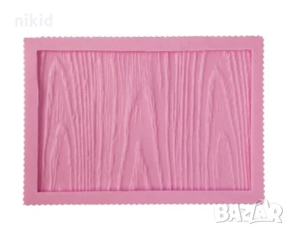 Дърво Дървесина Кора текстура голям силиконов молд форма фондан шоколад гипс украса торта, снимка 1