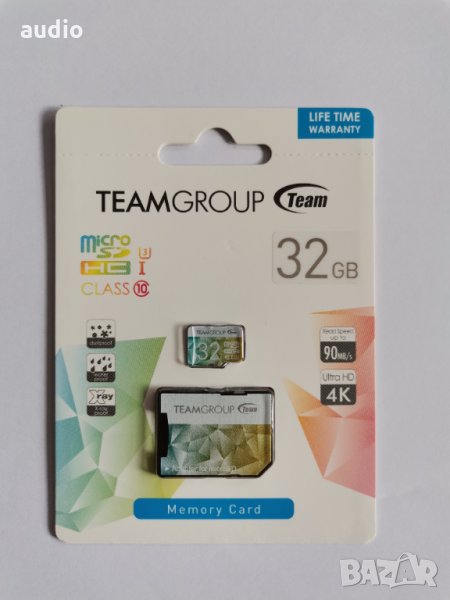 Карта памет Team Group Color Card 32GB Micro SD, снимка 1