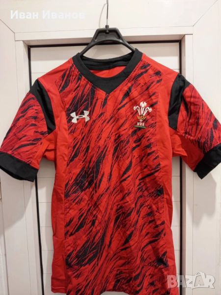Оригинална ръгби фланелка на Уелс - under armour, снимка 1