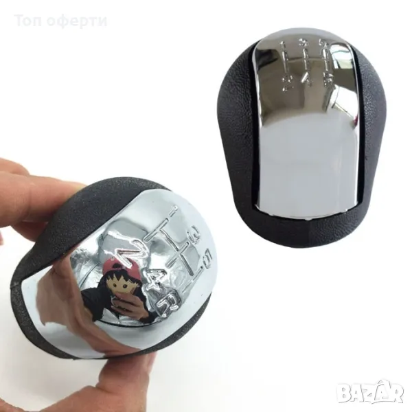 Топка за скоростен лост съвместима с Opel Vectra/corsa - 5 скорости Никел, снимка 1