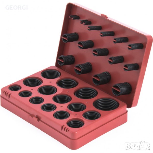 Комплект гумени уплътнения, D 7-53 мм, 404 части СИБРТЕХ, снимка 1