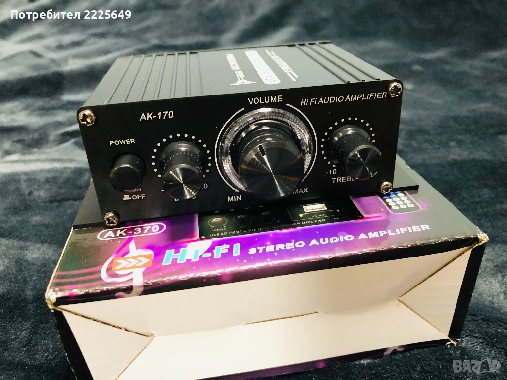 Мини Усилвател 12 V 400 W, снимка 1