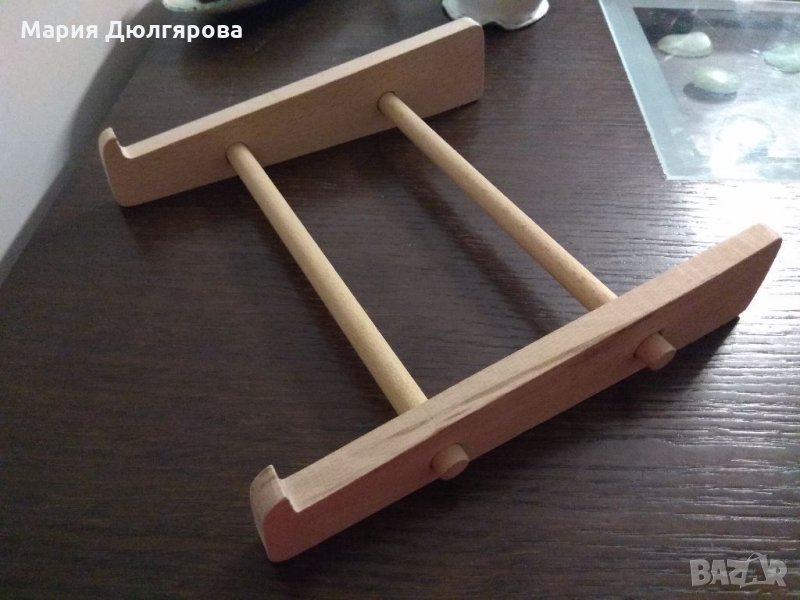 Дървена поставка за лаптоп, снимка 1