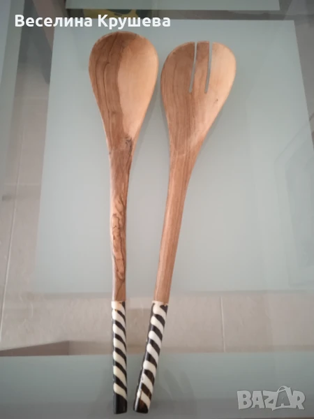 Комплект лъжици за салата от Япония, снимка 1