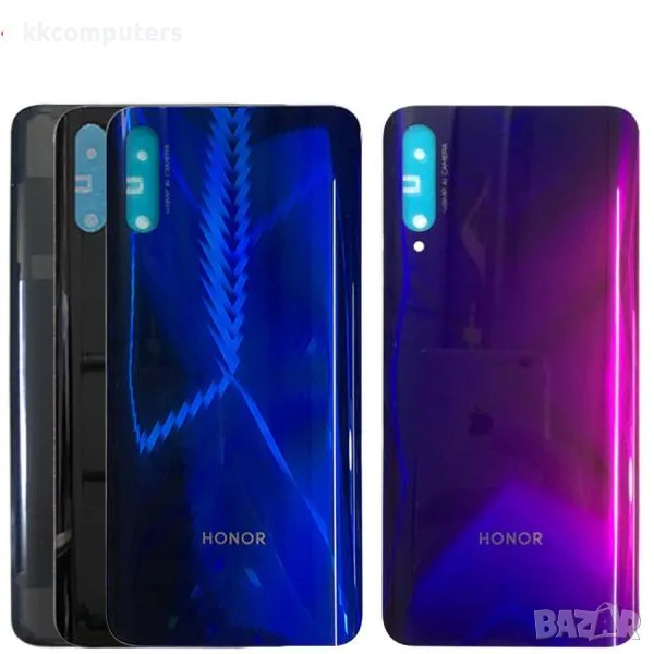 Капак батерия / Задно Стъкло за Huawei Honor 9X / Син / Баркод : 562873, снимка 1