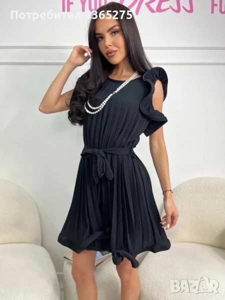 Елегантна, ефирна, нежна и красива ☺️😍Нов модел рокля тип Солей, снимка 1