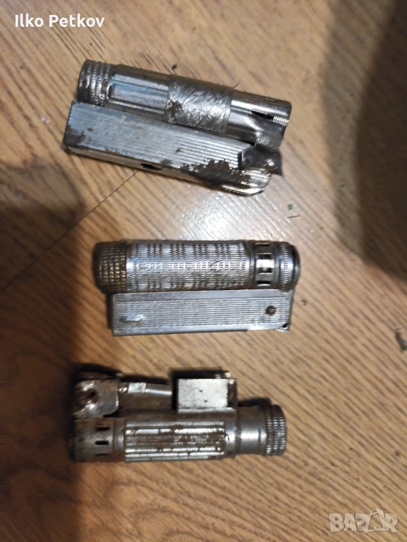 Стари метални запалки, снимка 1