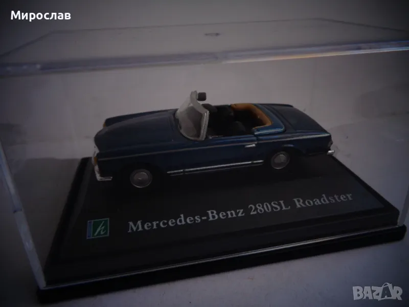 1:72 HONGWELL MERCEDES BENZ 280 SL ИГРАЧКА КОЛИЧКА МОДЕЛ, снимка 1