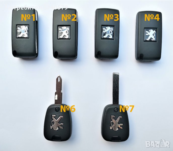 Peugeot Пежо - Нов ключ кутийка 207 - 208 - 307 - 308 - 407, снимка 1