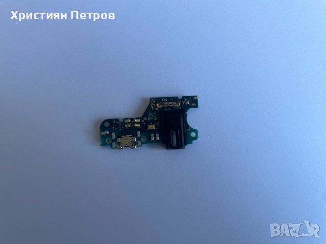 Лентов кабел / Долна платка със зарядна букса и микрофон за Huawei Y6p, снимка 2 - Резервни части за телефони - 38407317