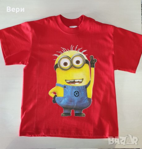 Нова детска тениска с трансферен печат на Миньон , снимка 6 - Детски тениски и потници - 29124050
