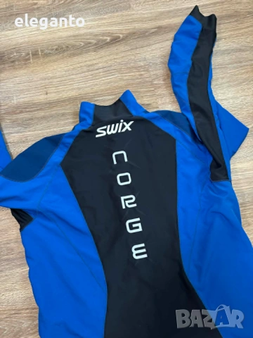 Висок клас мъжко яке Swix Gore Windstopper EVOLUTION team-issue cross-country functional Jacket , L , снимка 8 - Тениски - 54354336