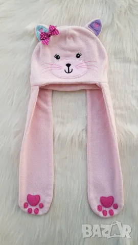 Бебешка шапка шалче 2в1  размер 6-12 месеца , снимка 14 - Бебешки шапки - 47785151