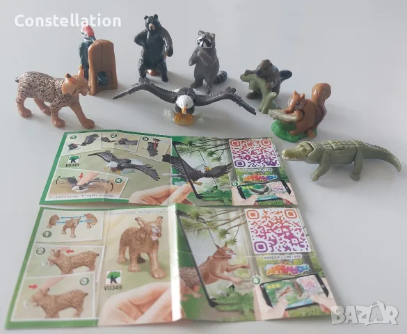 KINDER NATOONS WILDLIFE ANIMALS NORTH AMERICA 2021 с 2 хартийки
