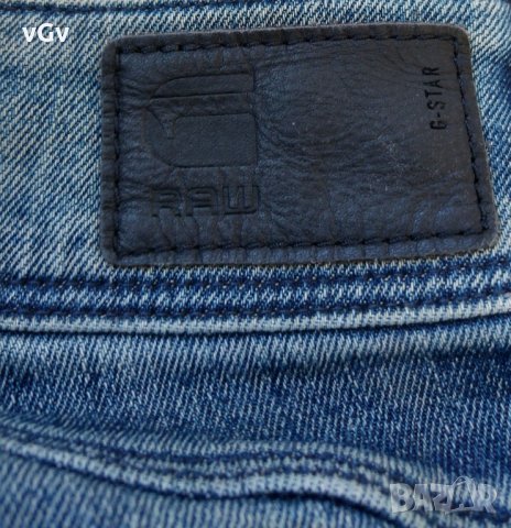 Дамски дънки G Star Lynn Zip Grip Mid Skinny, снимка 4 - Дънки - 31714184