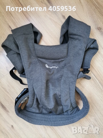 Ергономична хибридна раница Ergobaby Embrace цвят heather grey