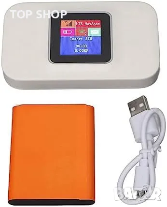 Нов Компактен 4G LTE Wi-Fi рутер, идеален за пътуване Хотспот до 300Mbps, снимка 6 - Друга електроника - 49341171