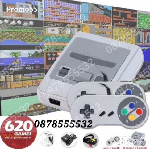Ретро Гейминг TV Конзола Телевизионна видео игра Nintendo 620 игри, снимка 3 - Други игри и конзоли - 39571179